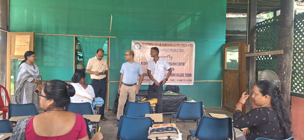 Training  on Mushroom Cultivation and Vermicompost Production