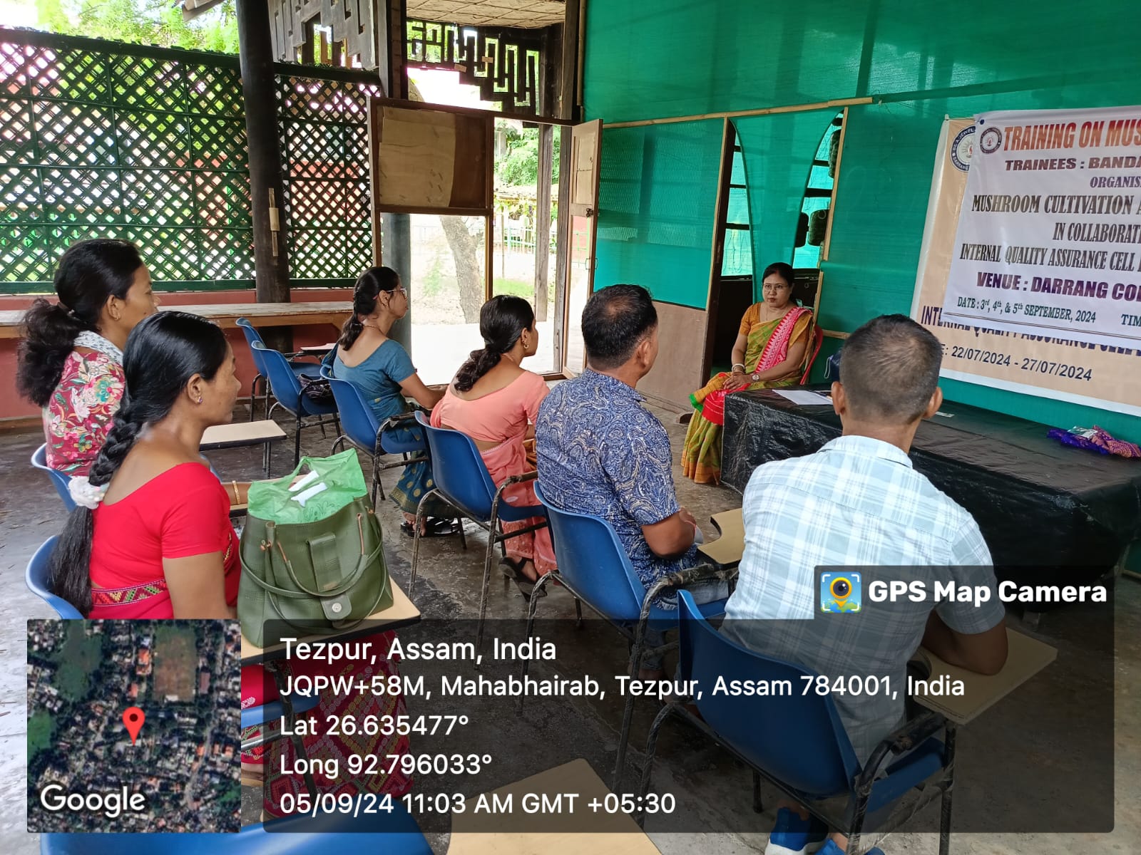 Training on Mushroom Cultivation Bandarmari Village, 3rd, 4th and 5th September, 2024